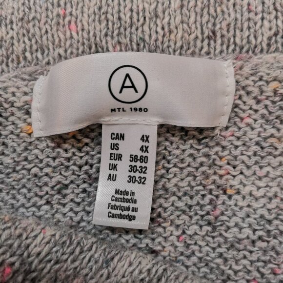 A Mtl 1980 Ladies Cowl Neck Long Sleeve Loose Fit Sweater / Tunic - Picture 3 of 7